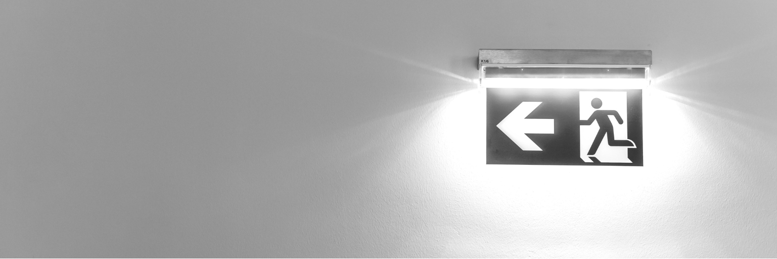 exit sign
